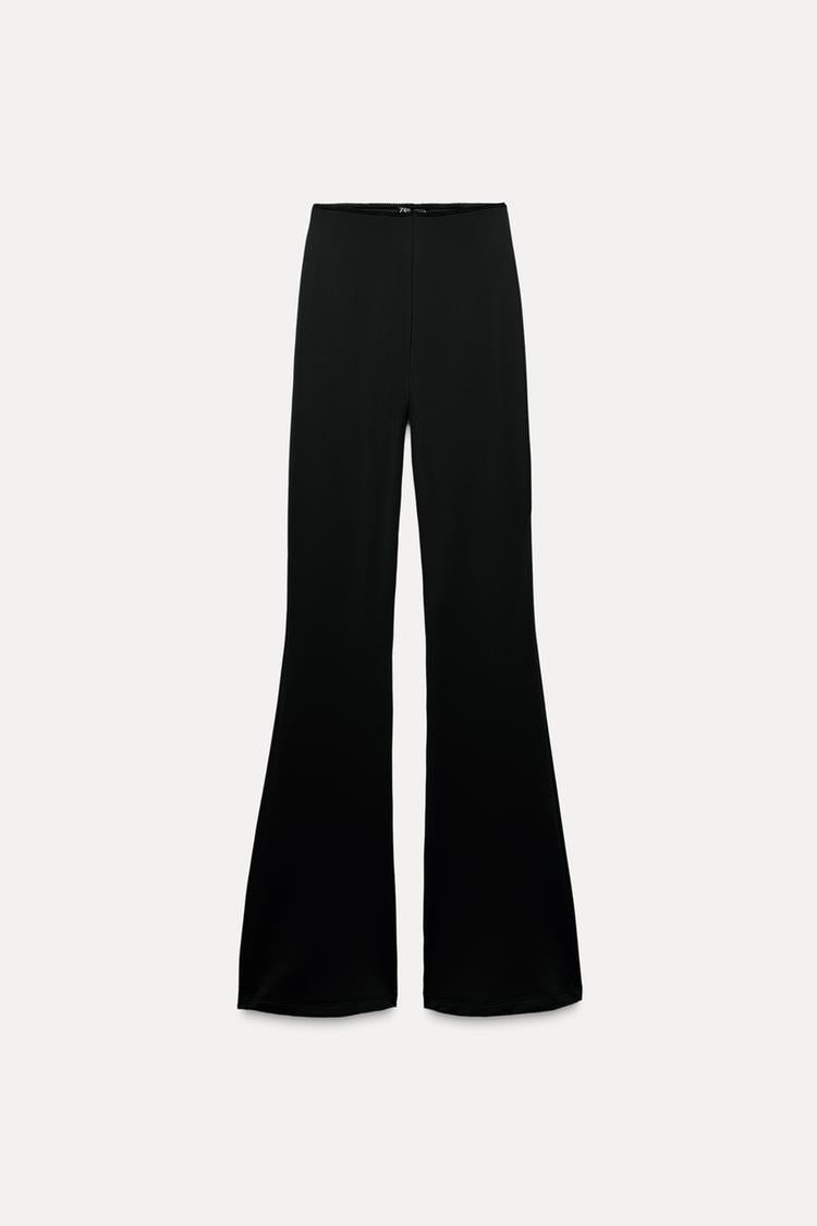 Flared Nylon Pants