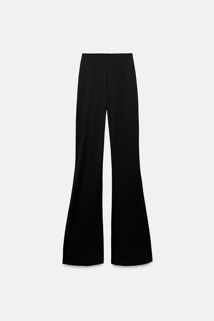 Flared Nylon Pants