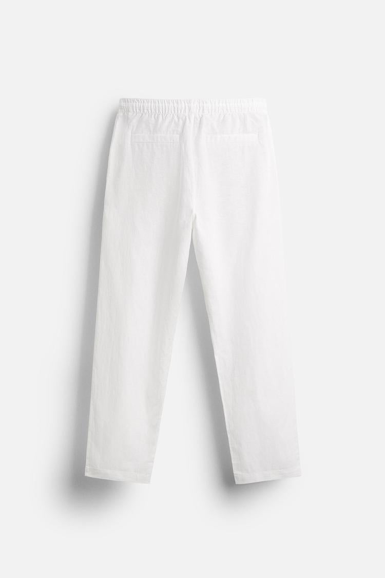 COTTON AND LINEN PANT