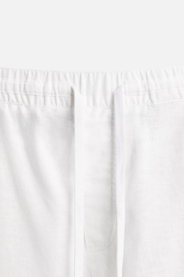 COTTON AND LINEN PANT