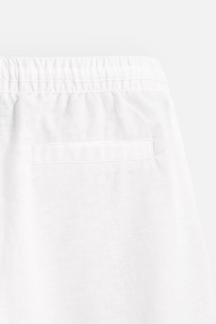 COTTON AND LINEN PANT