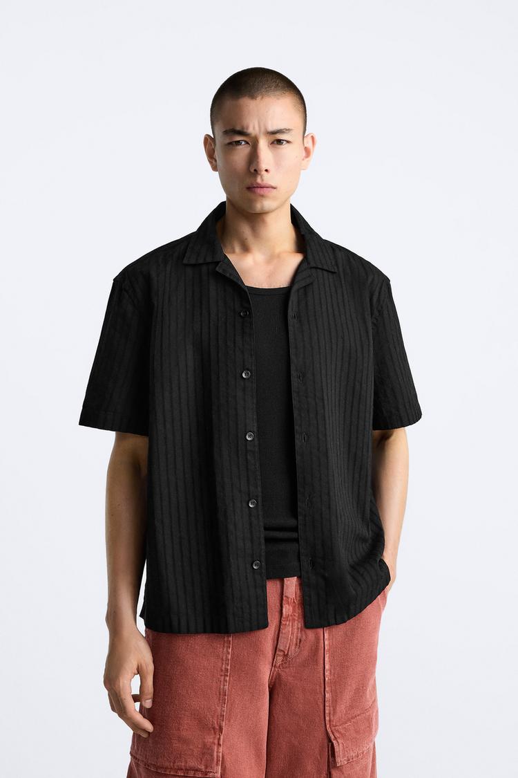 Striped Jacquard Shirt