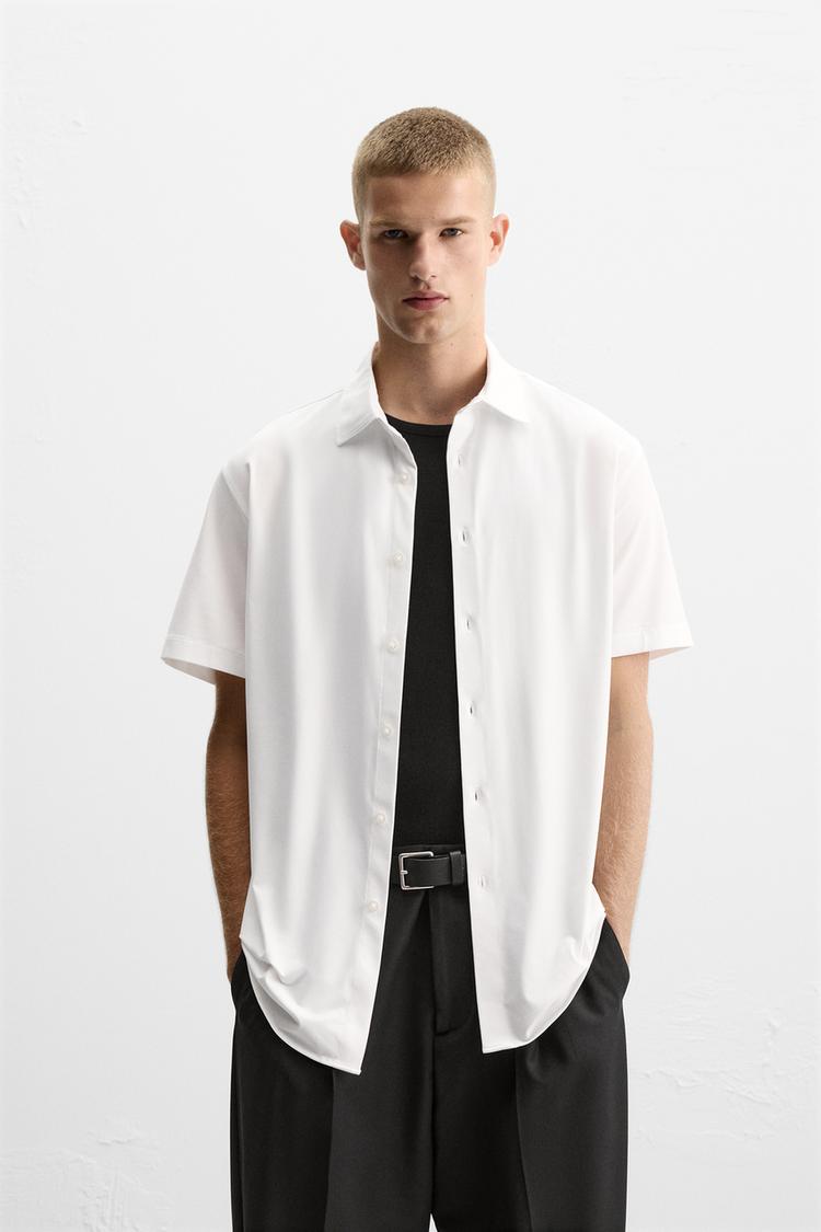 Structured White Shirt