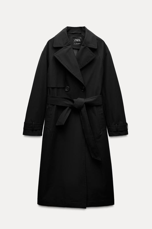 MIDI TRENCH COAT WITH WATER-REPELLENT BELT