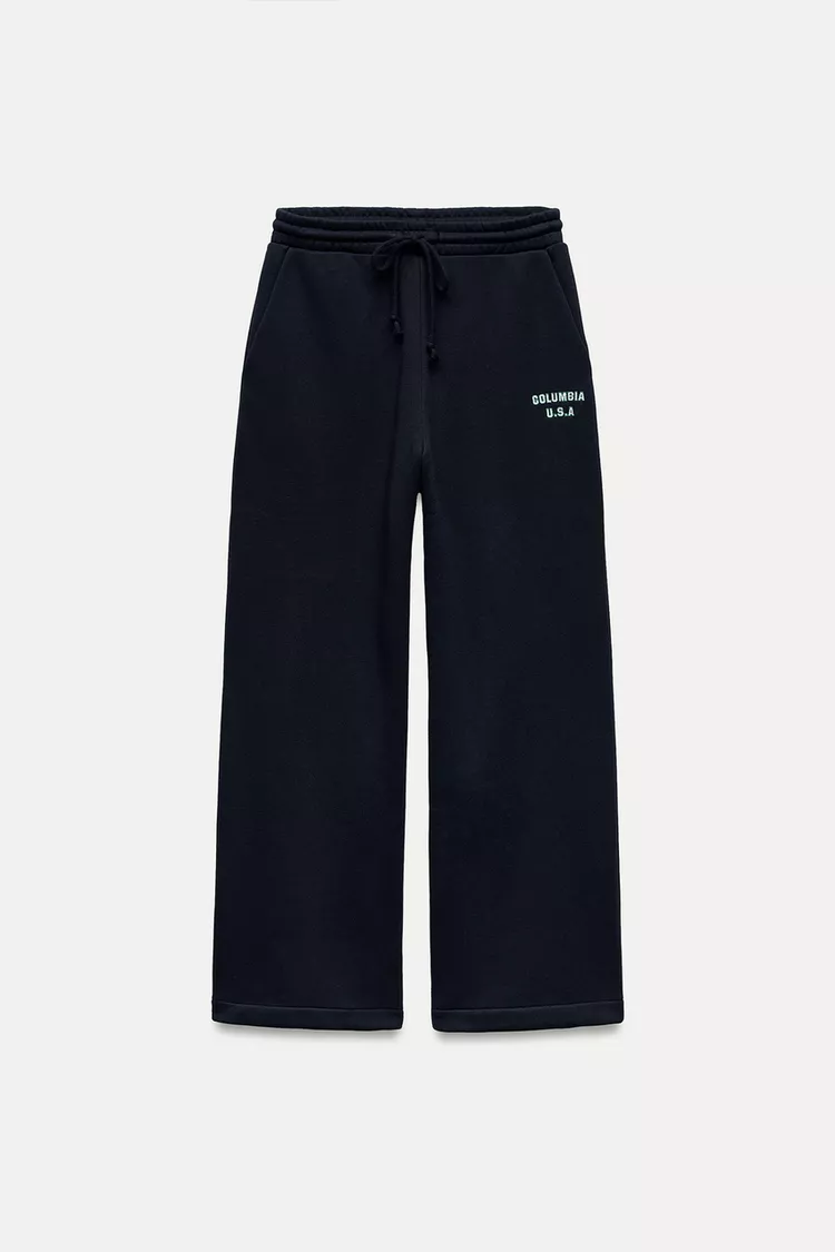 FLEECE JOGGING PANTS WITH PRINT