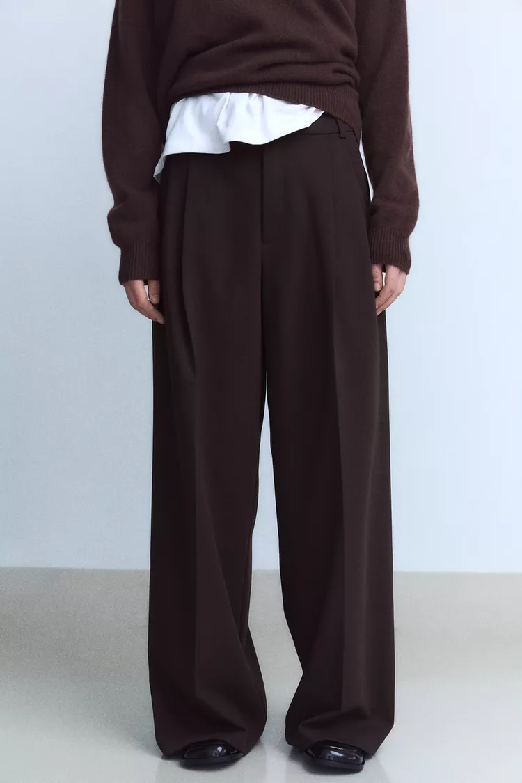 DOUBLE PLEATED PANTS