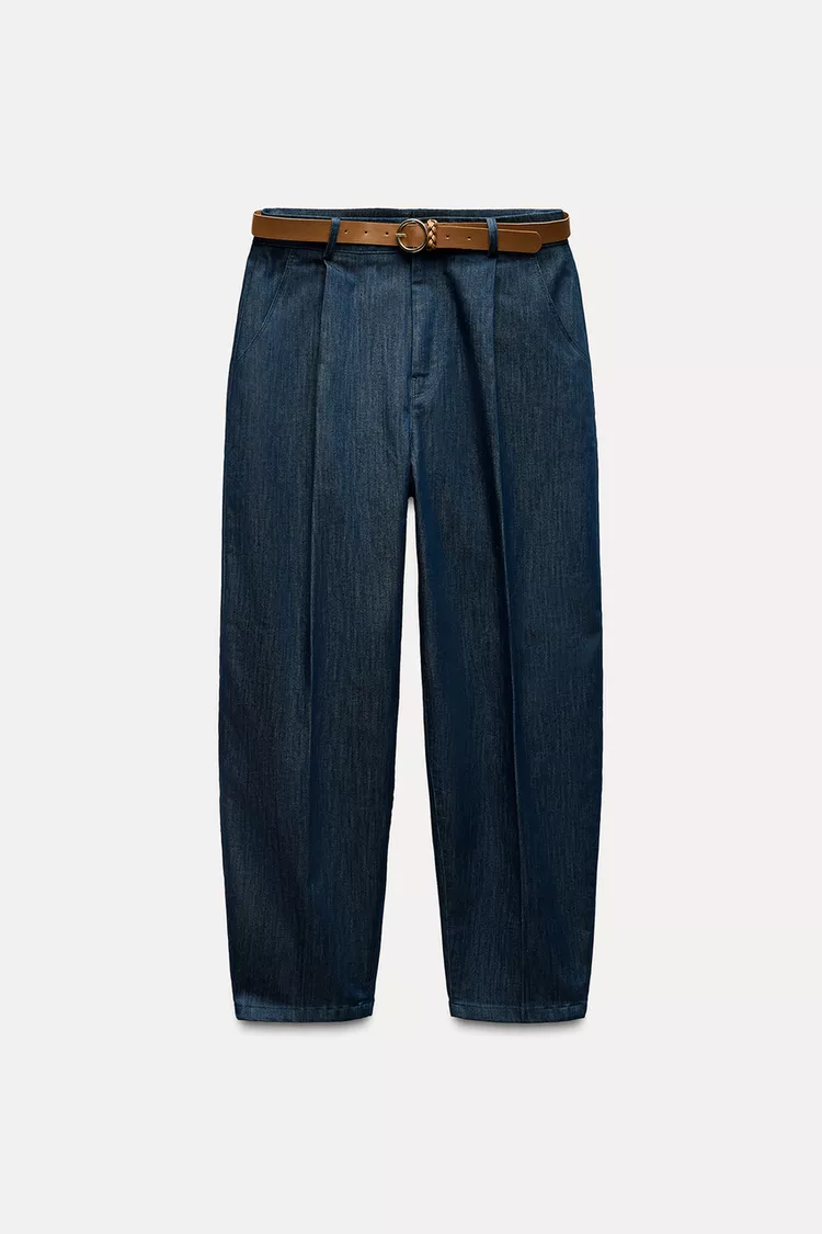 BAGGY CHINO PANTS WITH BELT