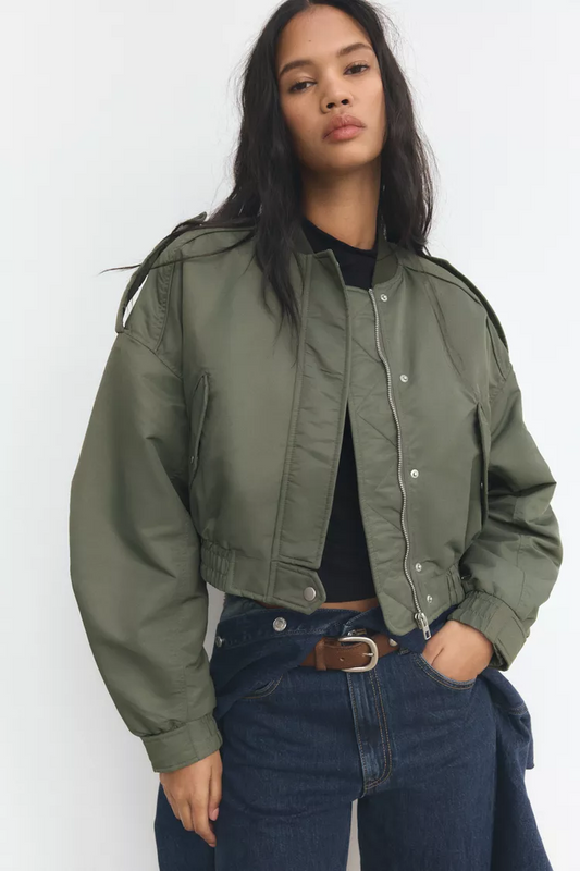 Aviator Jacket with Pockets