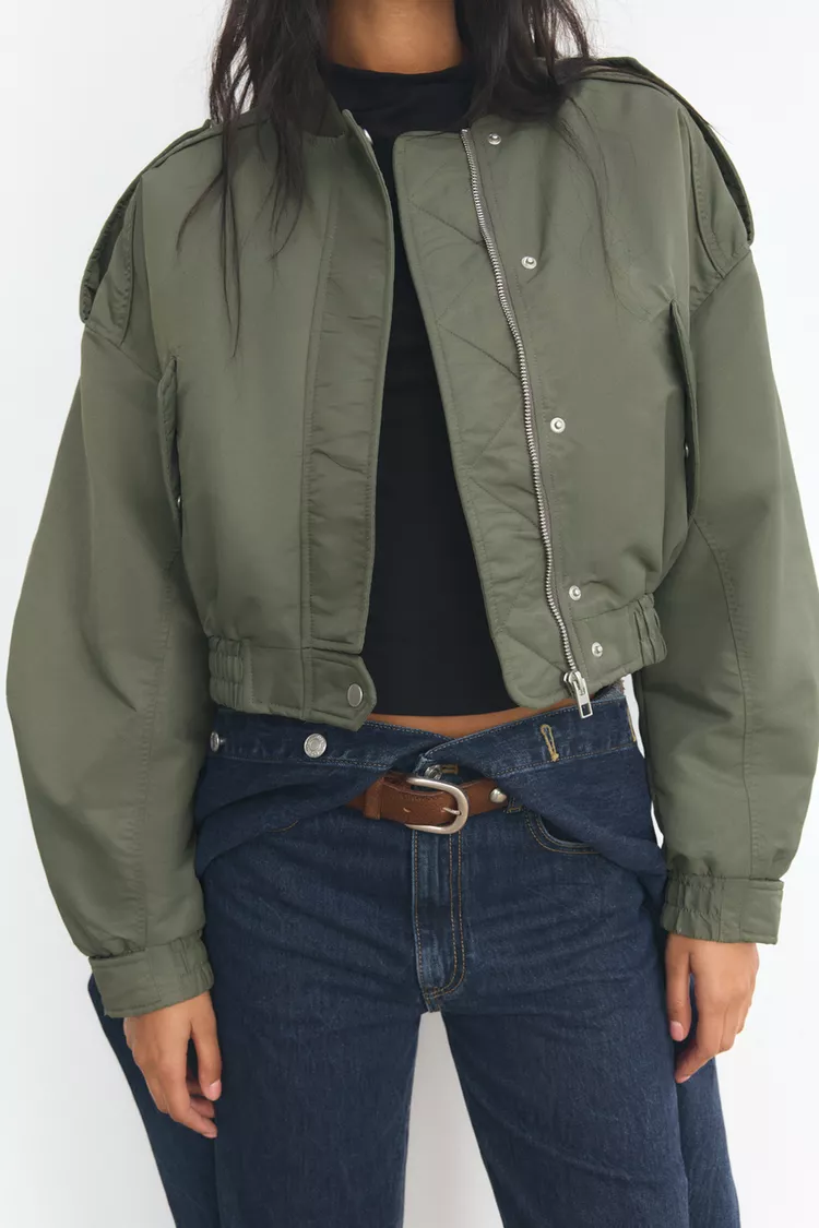 Aviator Jacket with Pockets