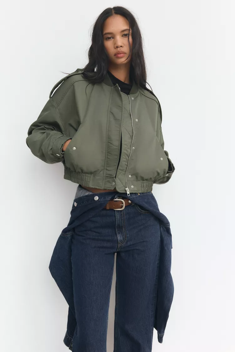 Aviator Jacket with Pockets